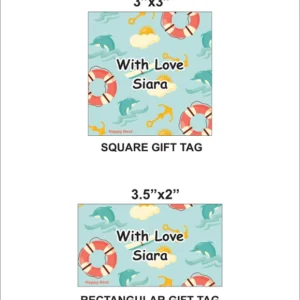 Sea Gift Tag by Happy Nest