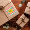 Zig Zag Gift Tag by Happy Nest