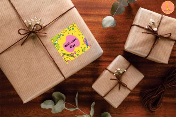 Art Gift Tag by Happy Nest